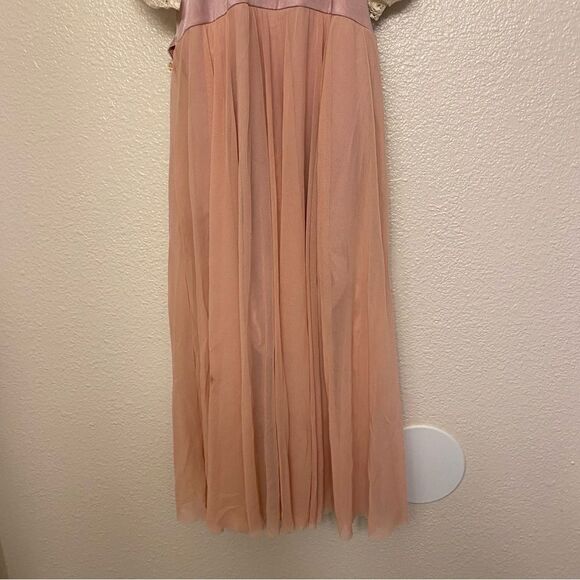 WEISSMAN Dance Costume lyrical blush pink leotard dress I REST 10935 LC child - Picture 5 of 12